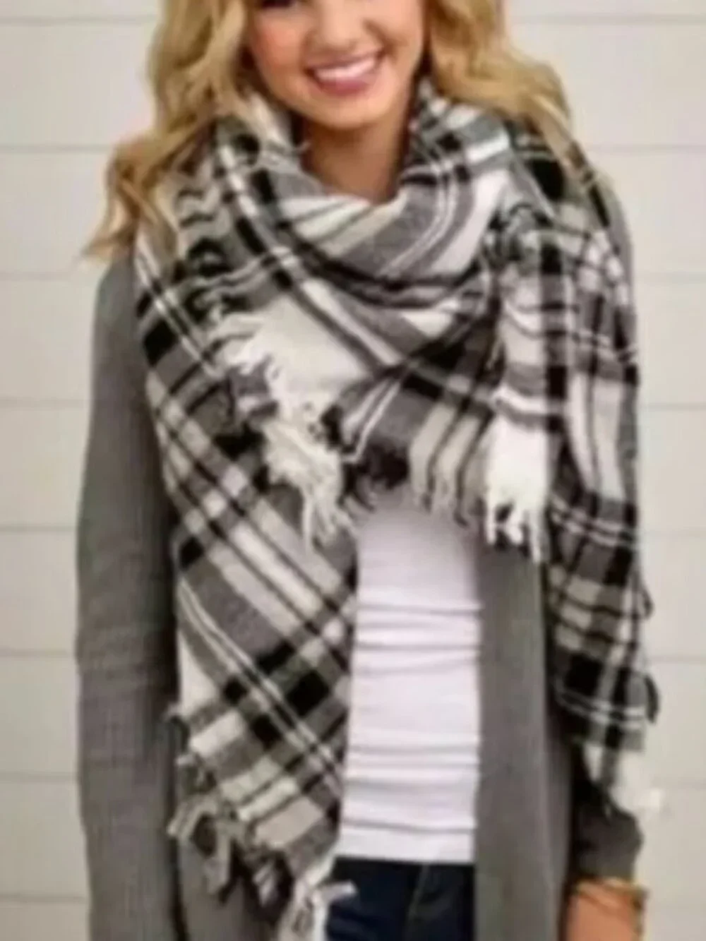 Modcloth - Plaid Blanket Scarf